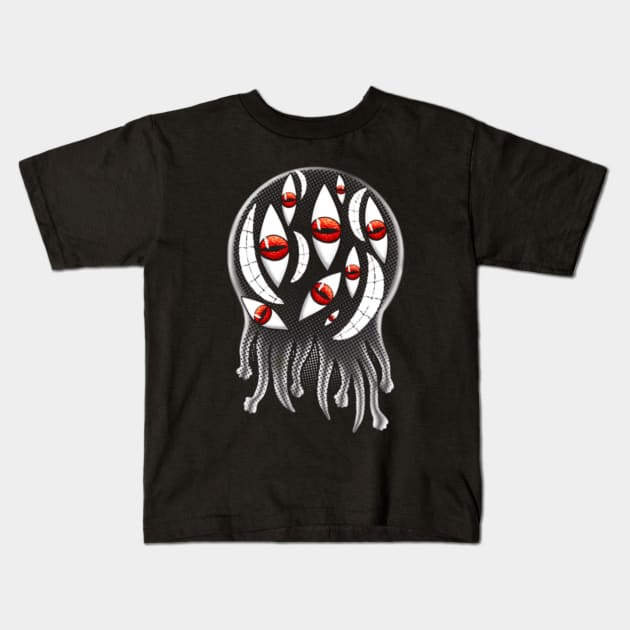 THE HUMONCULI EYES Kids T-Shirt by opawcreate